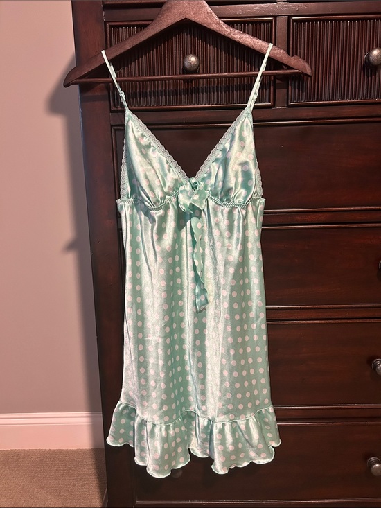 Victoria's Secret Other - Victoria’s Secret mint green chemise slip